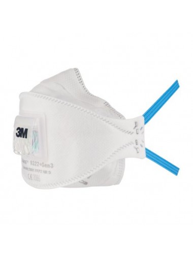 [3M 原廠獨立包裝] 3M™ Aura™ FFP2 呼氣閥口罩 9322+ (1盒10個) 附送2個口罩用透明膠袋